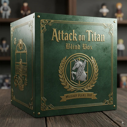 Attack on Titan Mystery Box Shingeki no Kyojin Anime Figures Set Eren Mikasa Levi Action Figure Collectible Desktop Decor Gift