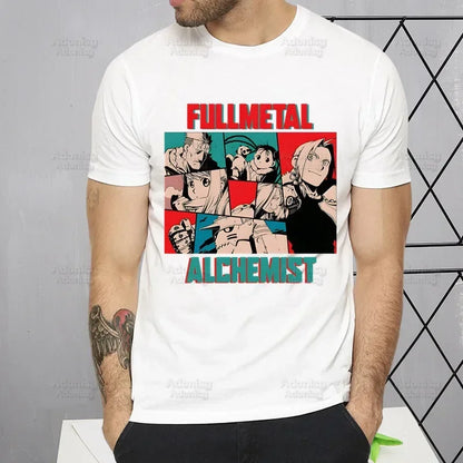 Fullmetal Alchemist Alphonse Elric T-Shirt – Harajuku Short Sleeve