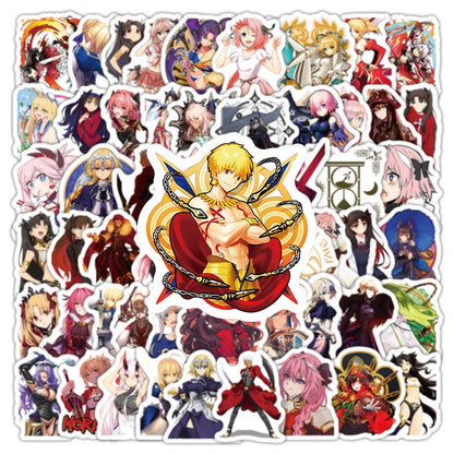 10/30/50/100pcs Emiya Shirou Fate Stickers Matou Sakura Stay Night Sticker Notebook Skateboard Laptop Tohsaka Rin Anime Decals