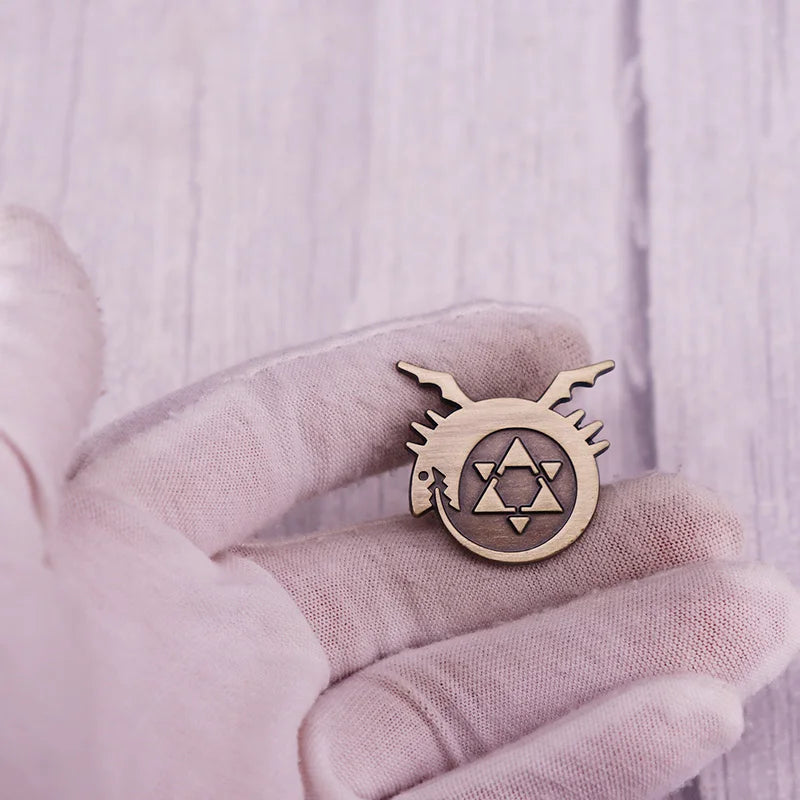 Fullmetal Alchemist Logo Enamel Pin