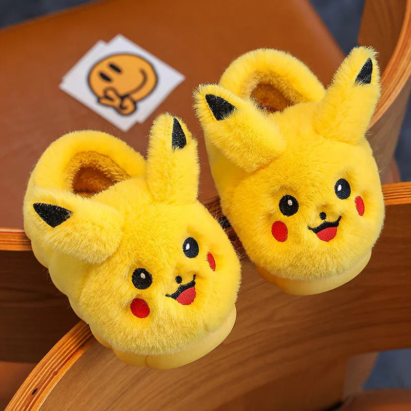 Pokemon Pikachu Plush Slippers