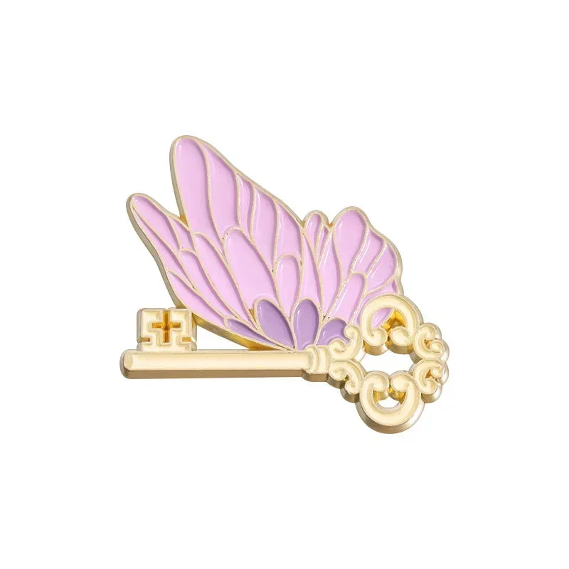 My Broom is in The Shop Brooch Enamel Pins Funny Text Magic Bottle Brooches Lapel Badges Backpack Jewelry Fan Gift Wholesale