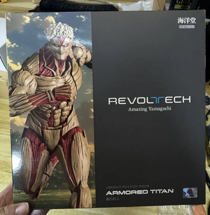 Kaiyodo ataque a los Titanes increíble Yamaguchi Revoltech NR069 el Titan Blindado Reiner Braun Anime figura de acción modelo