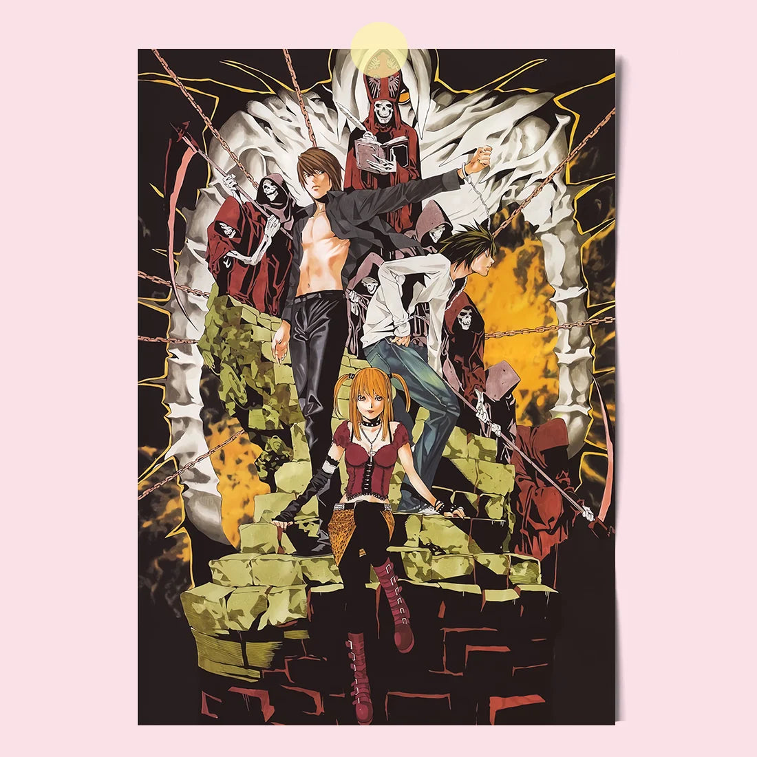 Death Note Light Yagami Canvas Poster
