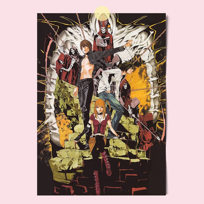 Death Note Light Yagami Canvas Poster