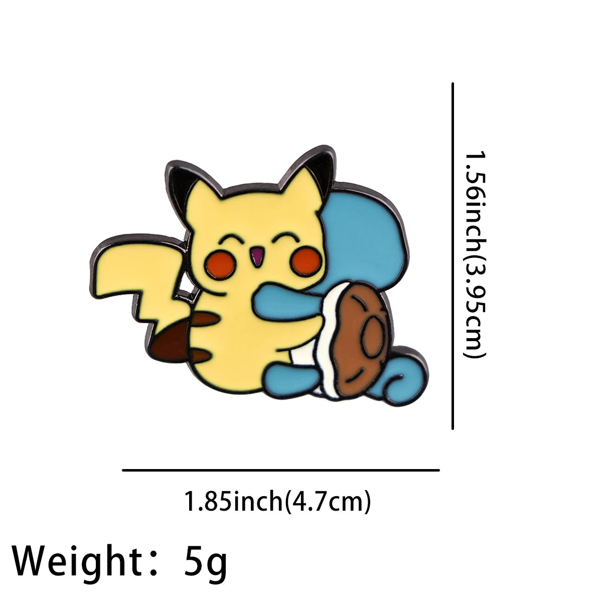 Pokemon Gengar Enamel Brooch