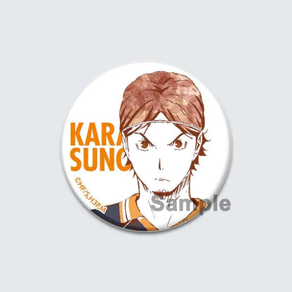 Haikyuu!! Anime Button Pins