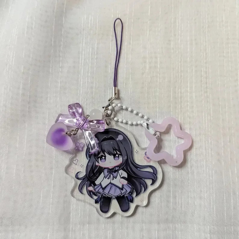 Madoka Magica Homura Madoka Acrylic Keychain