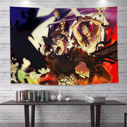 Black Clover Bohemian Tapestry