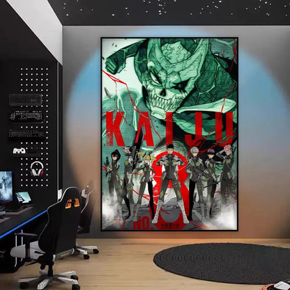 Kaiju No. 8 Kafka Canvas Poster