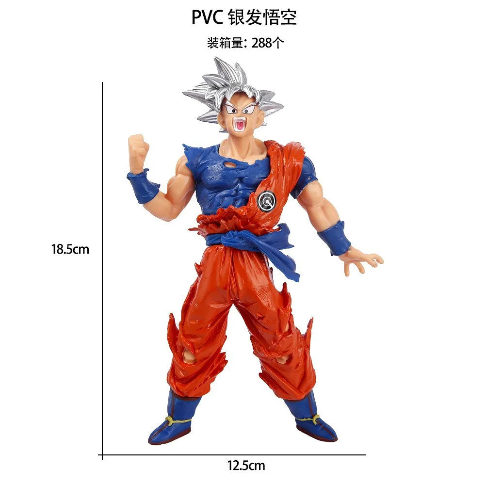 Dragon Ball Z Super Saiyan Son Goku Action Figure Set - Includes Son Gohan Vegeta Broly Piccolo Majin Buu Collectible