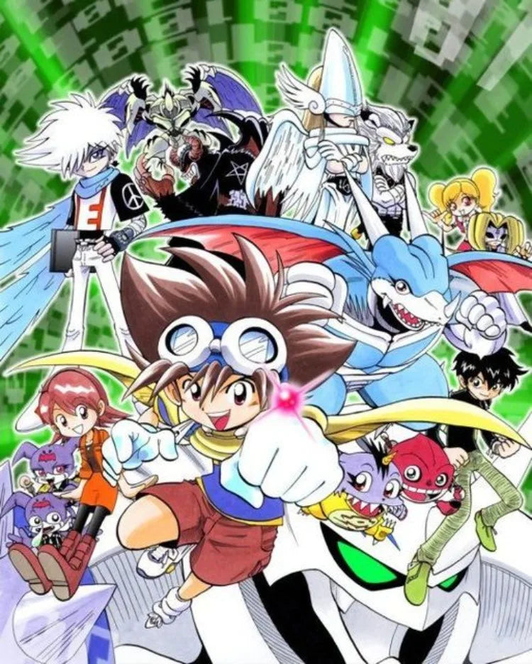 Digimon Archaean Beast Diamond Painting