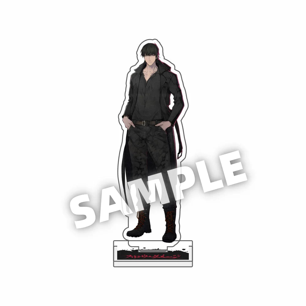 Anime Slow Damage cute 15CM acrylic keychains Model Figure figurine