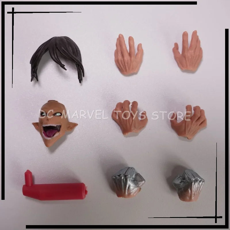 In Stock Arkham Factory Kaiyodo Revoltech Amazing Yamaguchi Attack On Titan Eren Ko Model Anime Action Collection Figures Toys