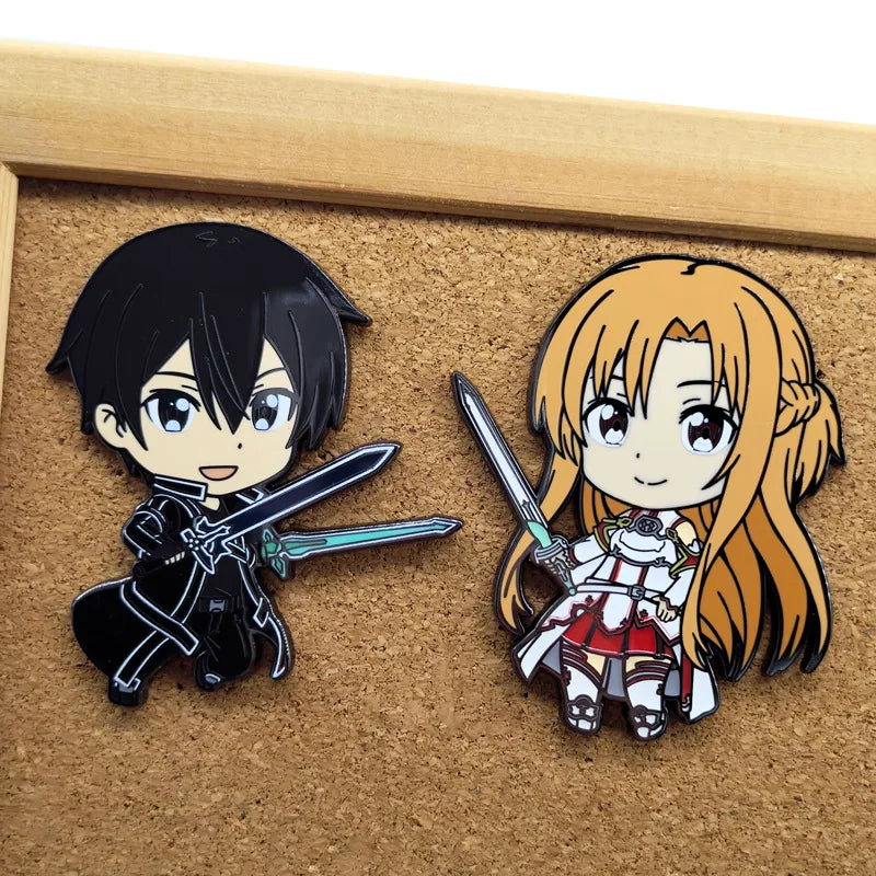 Sword Art Online Kirito Asuna Pins