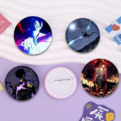 Solo Leveling Cheng Xiaoyu Button Pin