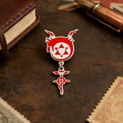 Fullmetal Alchemist Flamel Enamel Pin