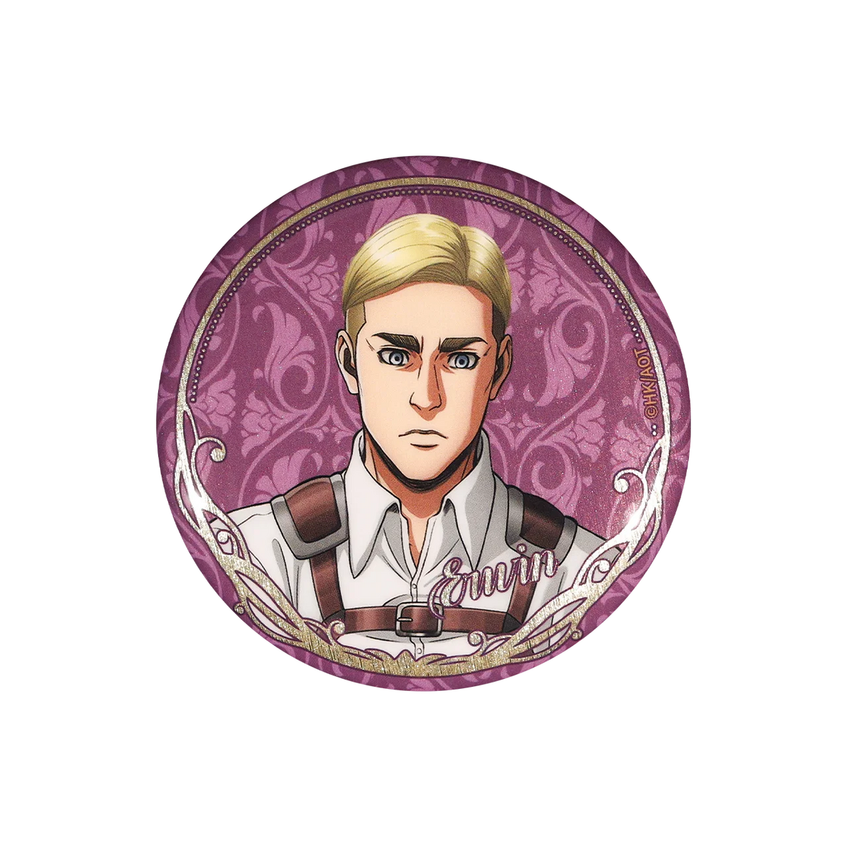58mm Anime Attack on Titan Eren Jaeger Mikasa·Ackerman Sasha Braus Cosplay COSTUME Badge Pin SPTE Tinplate Brooch﻿ Prop Gilf