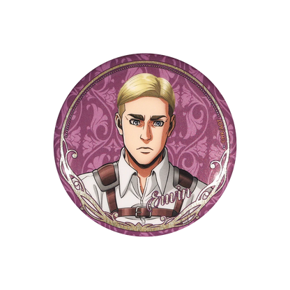 58mm Anime Attack on Titan Eren Jaeger Mikasa·Ackerman Sasha Braus Cosplay COSTUME Badge Pin SPTE Tinplate Brooch﻿ Prop Gilf