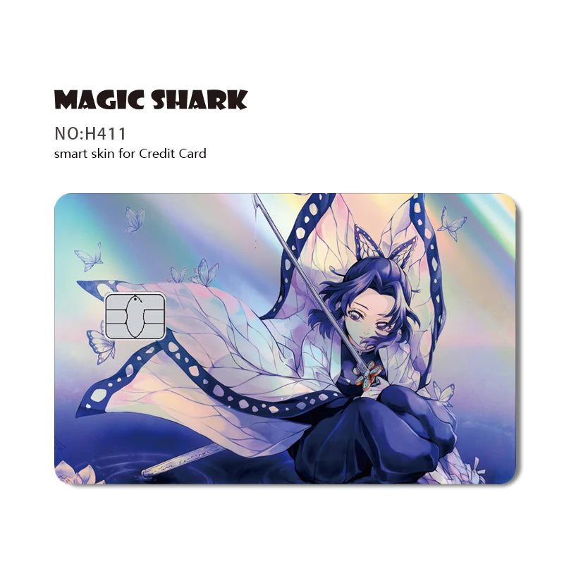 Demon Slayer Shark Holographic Card Skin