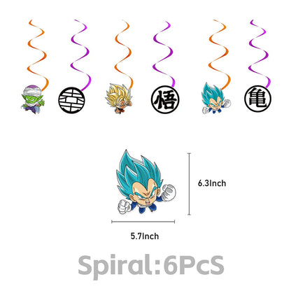 Dragon Ball Birthday Party Decorations Party Supplies Tablecloths Paper Cup Plates Napkin Gift Bags Banners Baby Birthday Shower