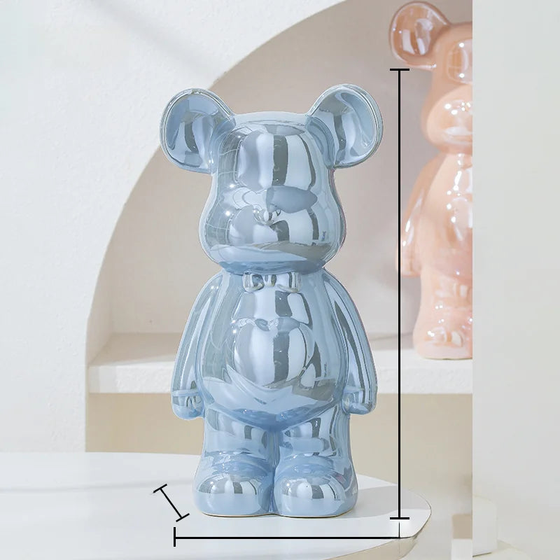 Bearbrick Teddy Bear Ceramic Statue