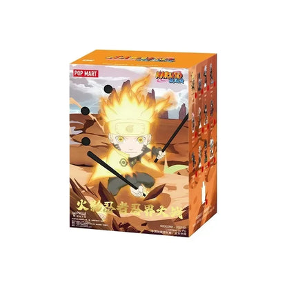 POP MART NARUTO Ninkai Taisen Series Blind Box Guess Bag Desktop Decoration Cute Model Gift Toys Anime