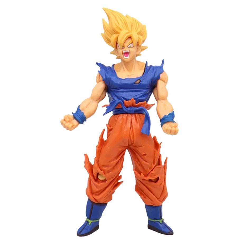 Anime Dragon Ball Z Super Saiyan Son Goku Vegeta Anime Action Figure Model Gifts Collectible Figurines for Kids 18cm