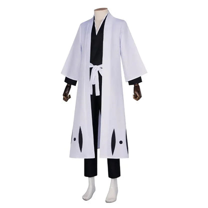 Anime Aizen Sousuke Cosplay Costume Bleach Cosplay Kuchiki Byakuya Captain Hitsugaya Toushir Captain Robe Kimono Outfit for Men