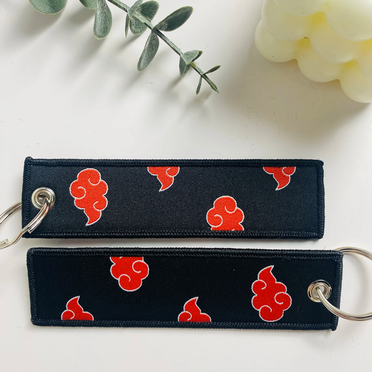 Anime Character Embroidered Keychain