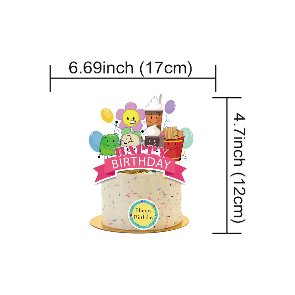 Battle For Dreaming Island Birthday Backdrop Set