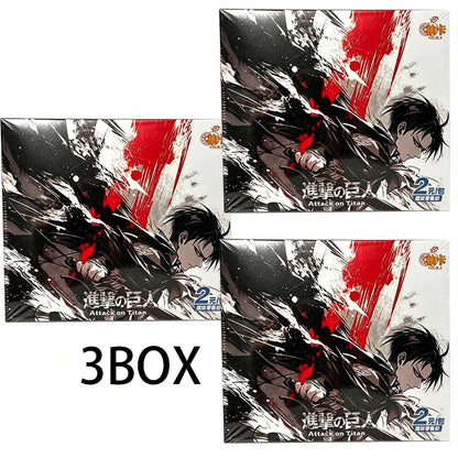 Genuine card comic Attack on Titan card popular rare character stand-up card Captain Mikasa anime peripheral collection card bli