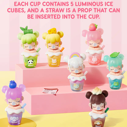 Rolife Nanci Blind Box BabyNanci Milk Tea Action Figure Collectible Doll Toys Surprise Figure Dolls for Kids Friends Adults