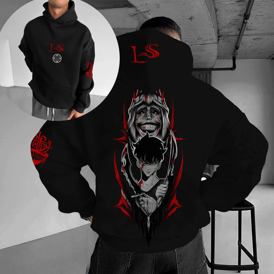 Solo Leveling Hot Blood Oversized Hoodie