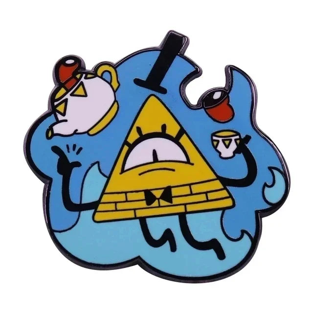 EUROPE Fantasy Funny Anime Enamel Lapel Pin Gravity Collect Badge