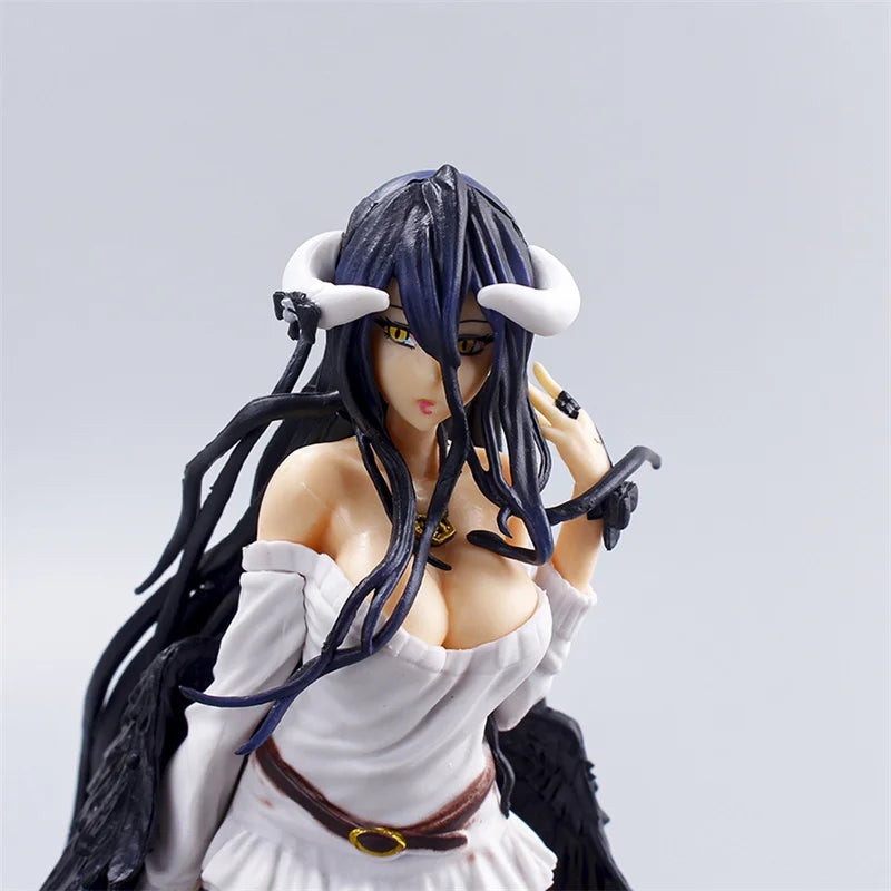21cm Albedo Action Figures Black Wings Protector PVC Collectible
