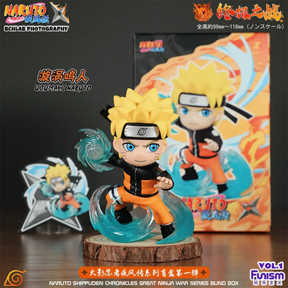 In Stock Genuine FUNISM Naruto Shippuden The Ultimate Battle Series Blind Box Naruto Sasuke Trendy Toy Figurine Gift