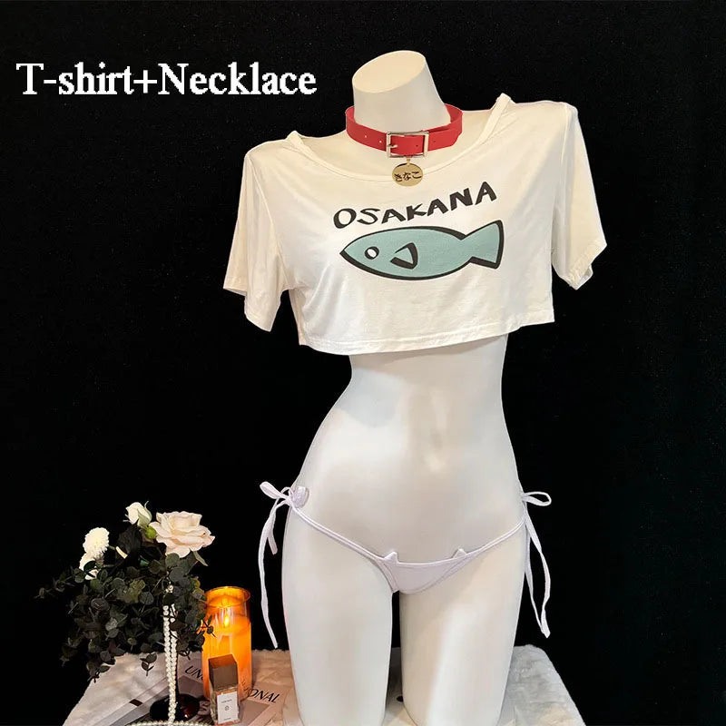 Kinako Osakana Crop Top