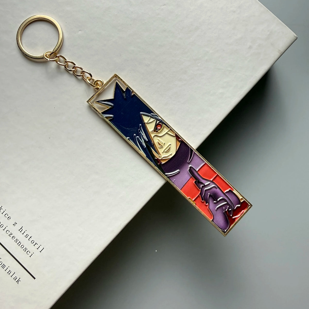 Anime Jet Metal Keychain