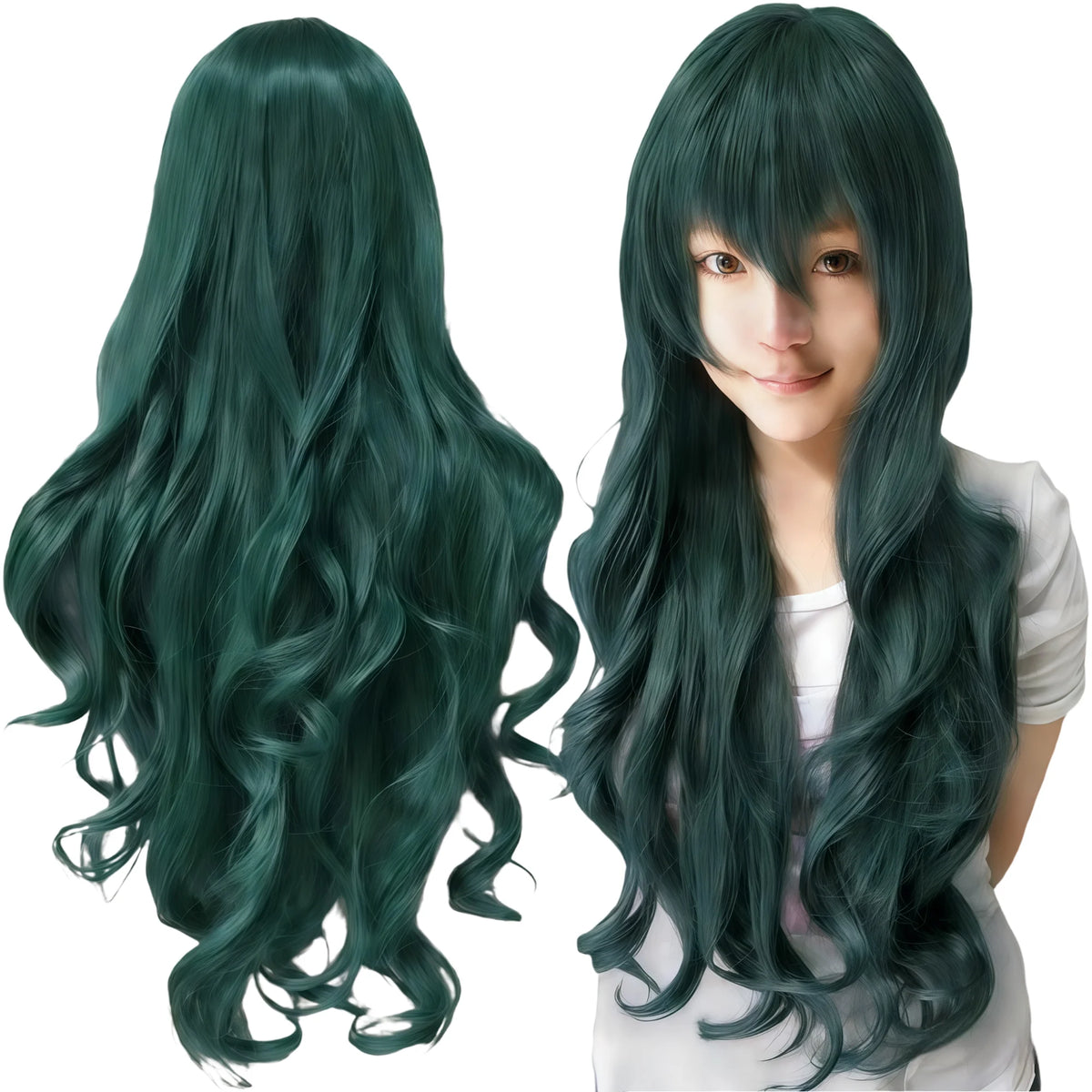 Sailor Moon Sailor Pluto Curly Wig