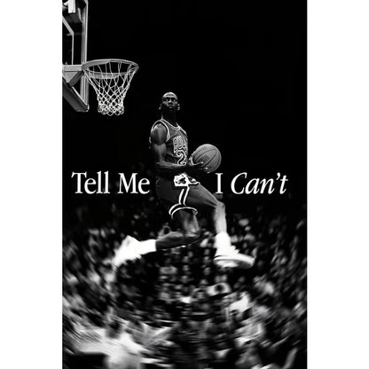 Athlete Mindset Jordan Kobe Canvas Poster