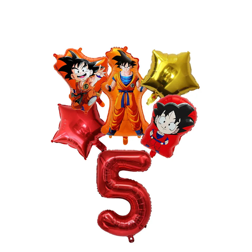 Dragon Ball Birthday Party Decorations Party Supplies Tablecloths Paper Cup Plates Napkin Gift Bags Banners Baby Birthday Shower