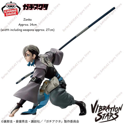 Original In Stock BANPRESTO Gachiakuta VIBRATION STARS Zanka Nijiku Rudo Anime Action Figures Model Toys Holiday Gifts For Kids