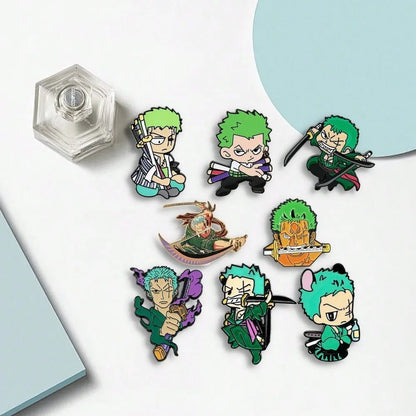 One Piece Roronoa Zoro Enamel Pin