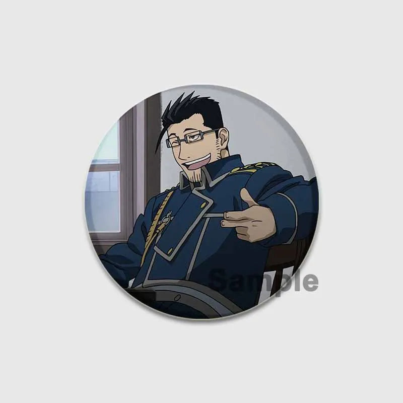 Fullmetal Alchemist Enamel Brooches