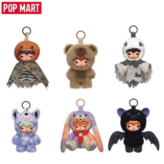 POP MART Hirono After Dark Series Plush Doll Pendant Blind Box Toys Guess Bag Mystery Box Doll Cute Anime Figure Ornament Gift