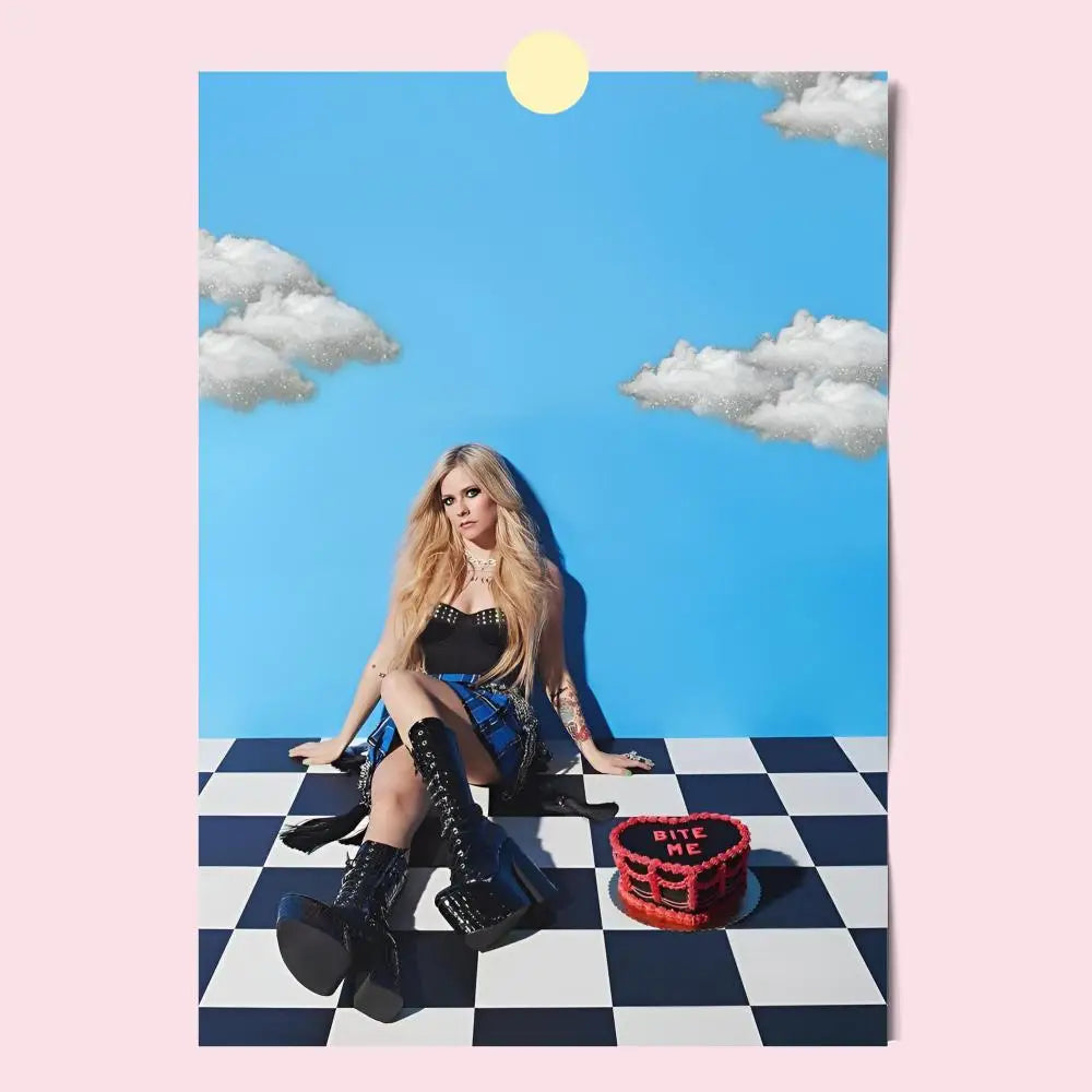 Avril Lavigne Waterproof Poster