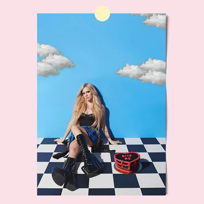Avril Lavigne Waterproof Poster