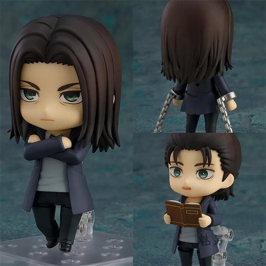 10cm Attack on Titan 2000# Eren Jaeger Eren Yeager The Final Season Anime Action Figure Toys Doll Collection Christmas Gift
