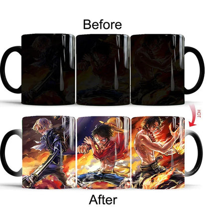 One Piece Luffy Color-Changing Mug